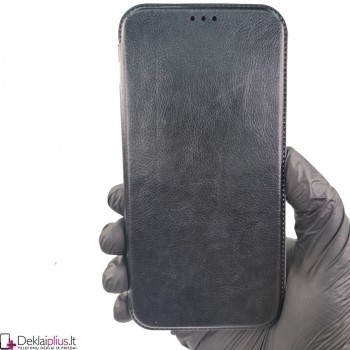 Razor odinis atverčiamas dėklas - juodas (Xiaomi Poco X5 Pro 5G/Redmi Note 12 Pro 5G)